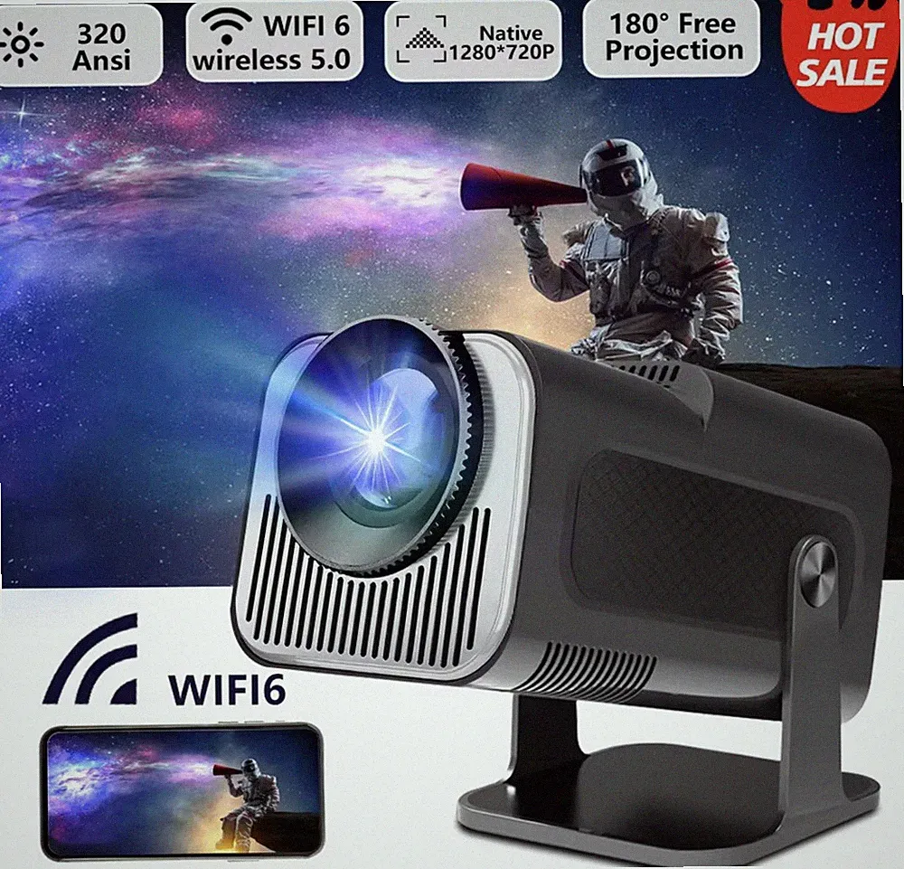 Videoprojektor Magcubic HY320 Mini neu nativ 1080p Android 11 4K Projektor