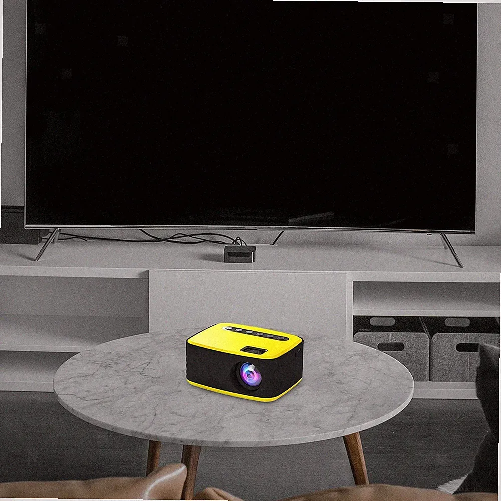 Videoprojektoren HD-Taschenprojektor für Heimkino, Schlafzimmer, Fernsehen