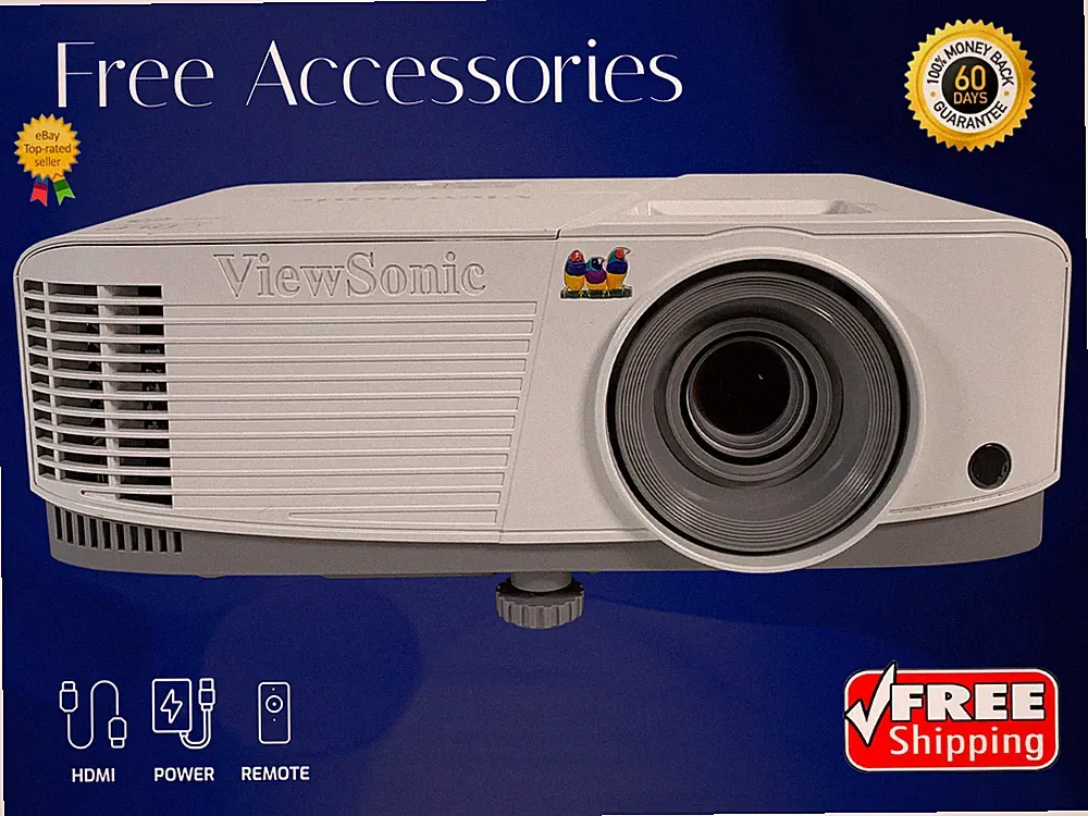 ViewSonic DLP Beamer PG603W 3600 ANSI Lumen 4K Konferenzraum bis 15.000 Std