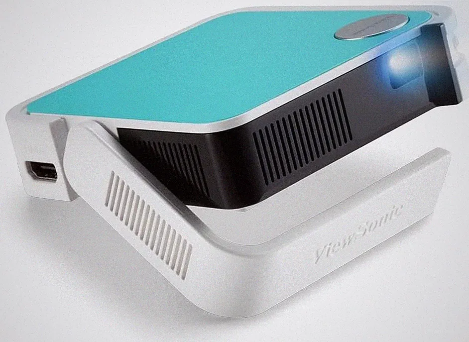 ViewSonic M1 Mini Pocket LED Ultra-Portabler Projektor mit integriertem JBL Audio