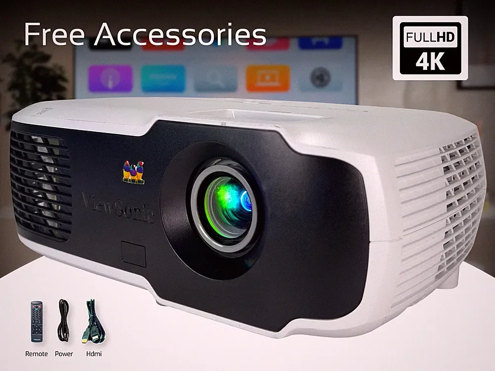 ViewSonic PA502S DLP Beamer für Heimkino 3500 Lumen 2160p Eco Mode Kit