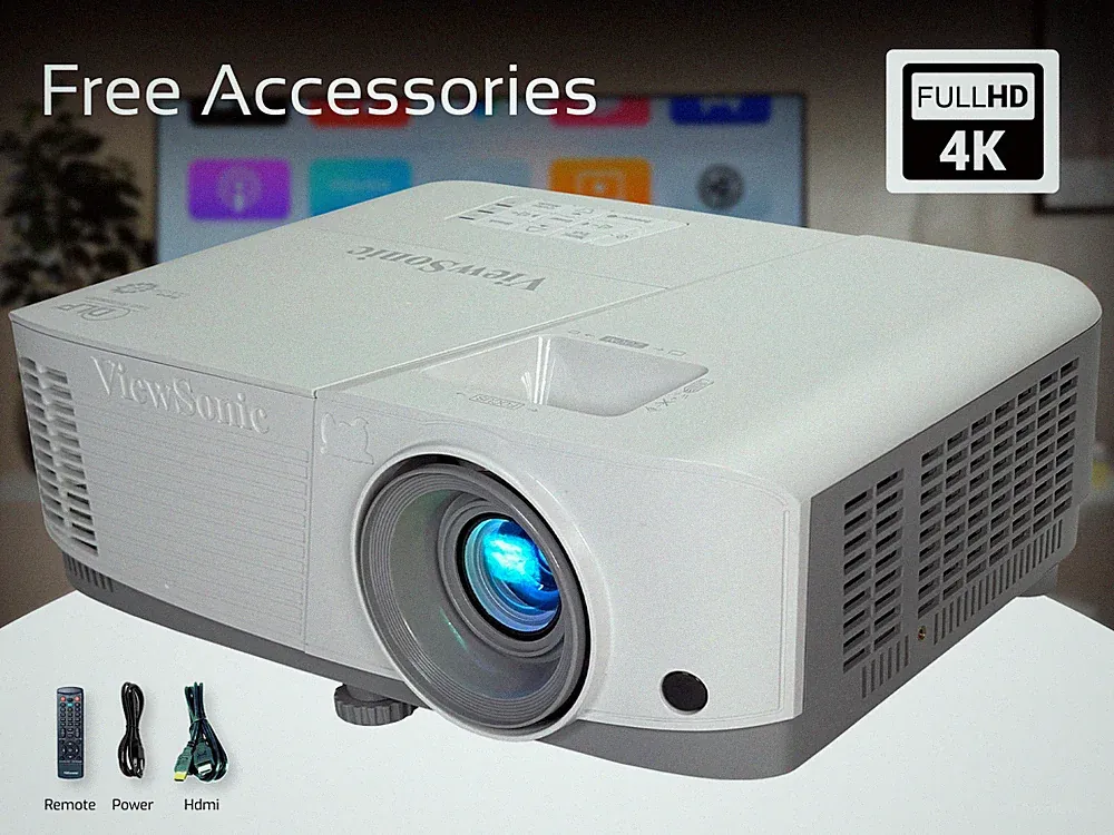 ViewSonic PG703W DLP Beamer Heimkino 4000 ANSI Lumen 10W Lautsprecher 2160p