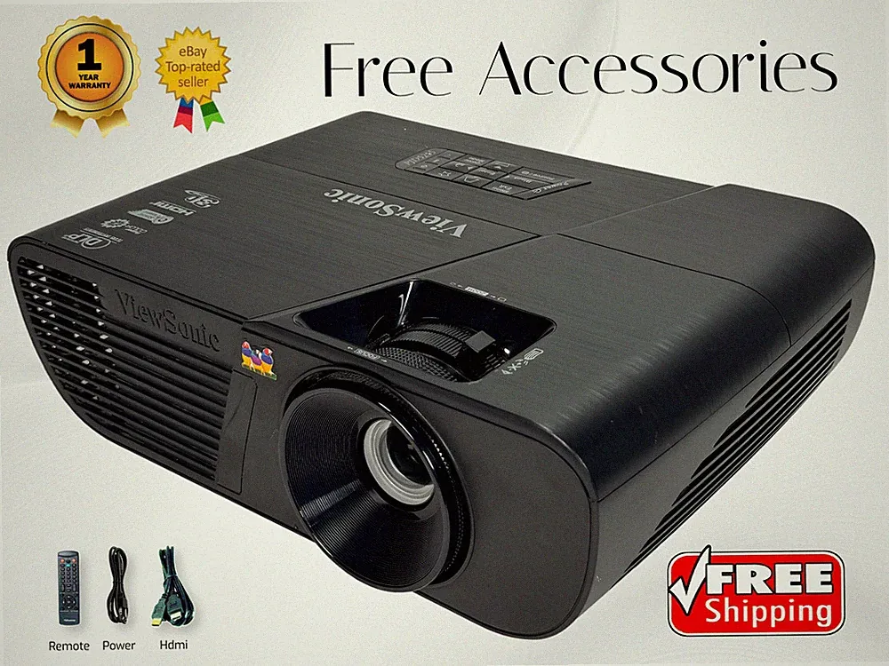 ViewSonic PJD5255 DLP Beamer Tragbar 3300 ANSI Full HD 3D 1 Jahr Garantie