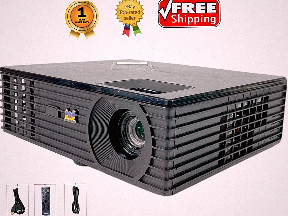 ViewSonic PJD5533w DLP Projektor Tragbar WXGA 2800 Lumen 4k Voll HD 3D HDMI