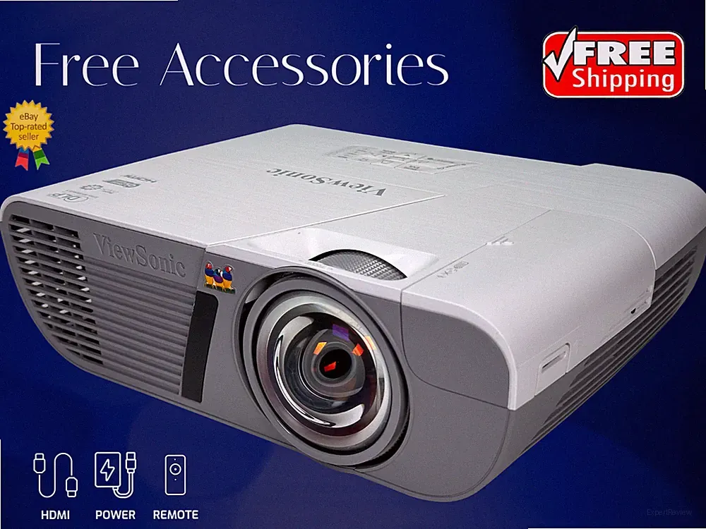 ViewSonic PJD6352LS DLP Beamer Short Throw 3500 ANSI Full HD 3D HDMI