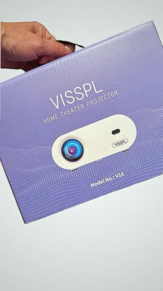VISSPL V16 Mini Beamer Home Theater LED Projektor HDMI USB Full HD Support OVP⁠