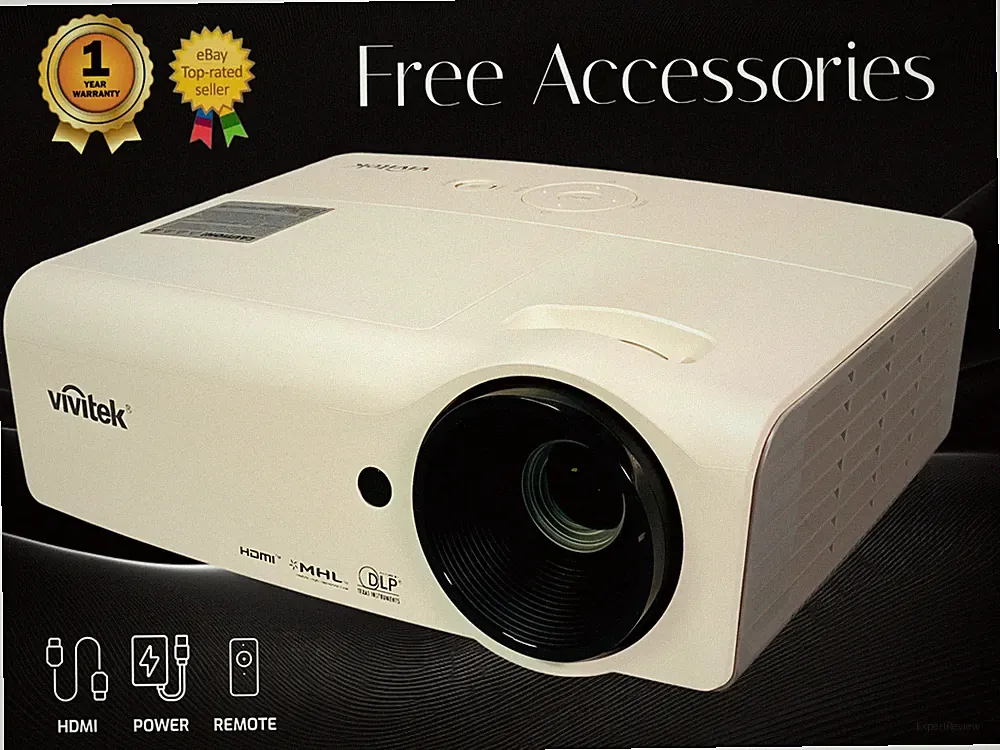 Vivitek D555WH 4K DLP Projektor 3000 Lumen 2160p PC 3D Bereit + 1 Jahr Garantie