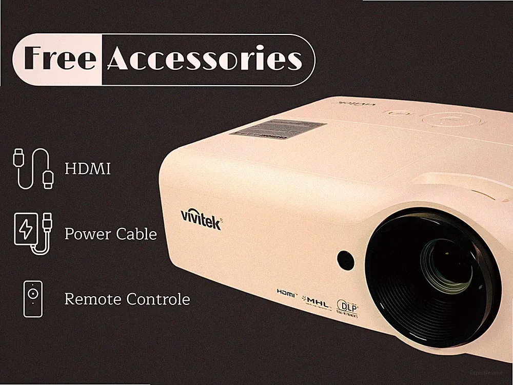 Vivitek D555WH DLP Desktop Beamer 3000 ANSI Lumen 4:3