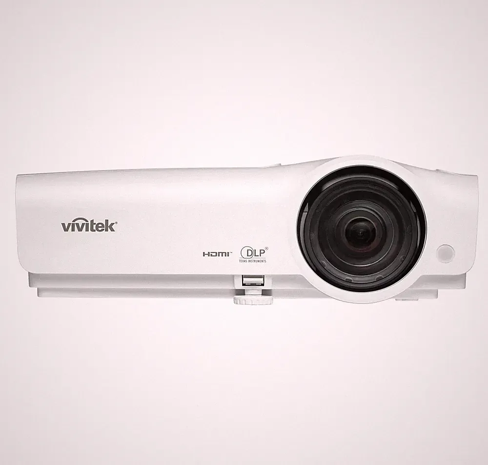 Vivitek DX283-ST 3600 Lumen Kurzdistanz Heimkino HDMI Projektor - Wenig Betriebsstunden.