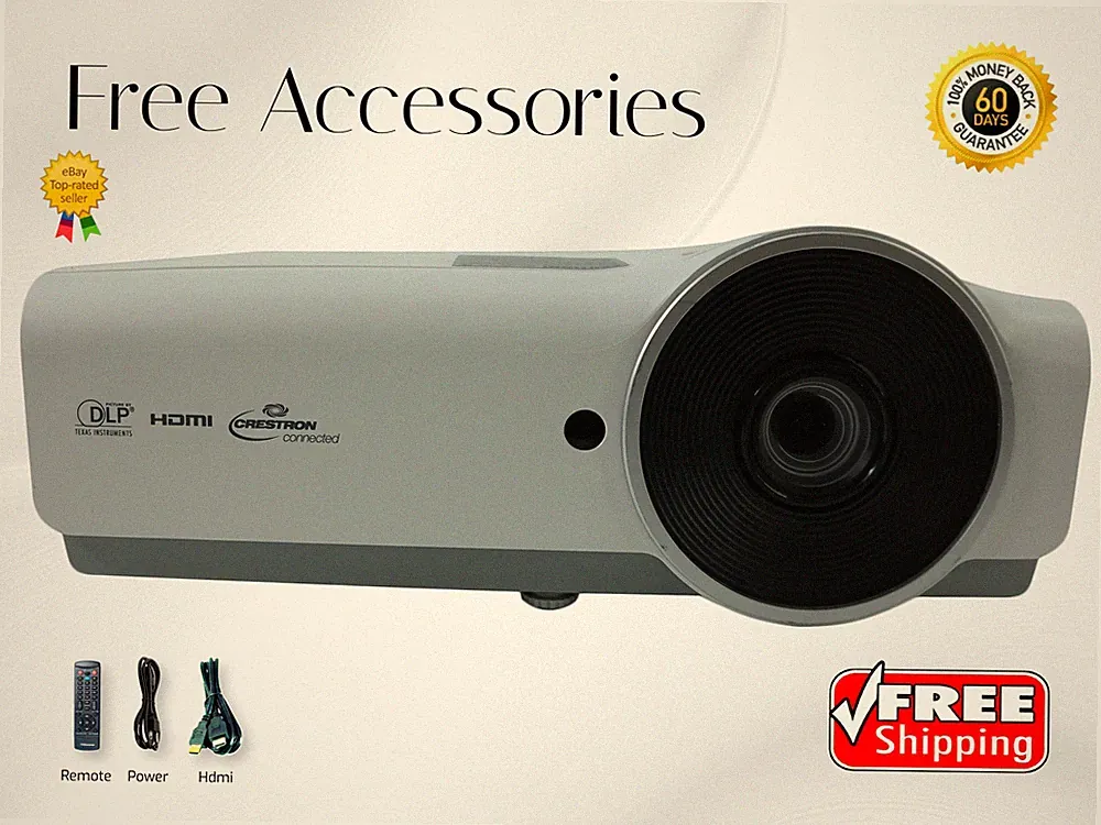 Vivitek DX813 DLP 4K Projektor Umweltfreundliche 3600 Lumen Zubehör Inklusive