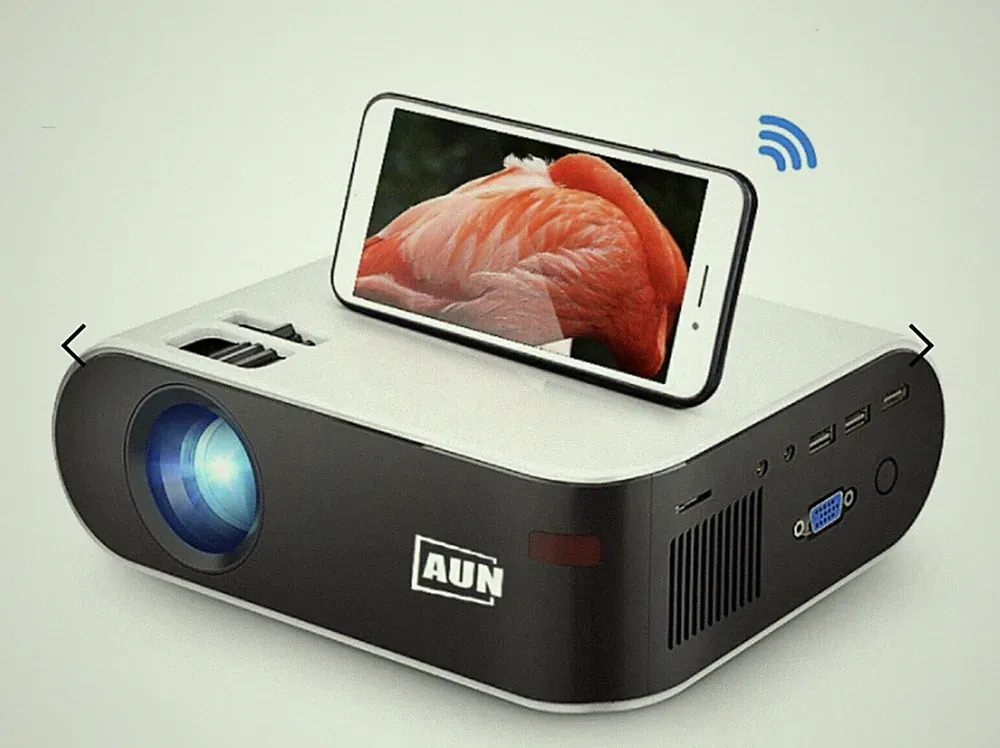 W18 Beamer HD LED Projektor Heimkino Multimedia Kompakt