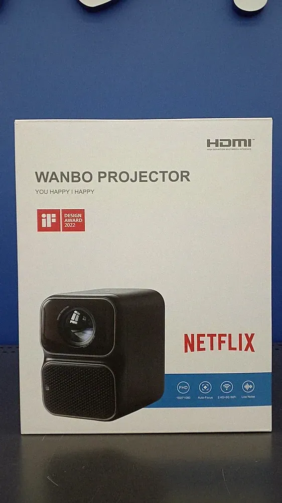 WANBO TT Tragbarer 4K Projektor Bluetooth HDMI USB Kompatibel