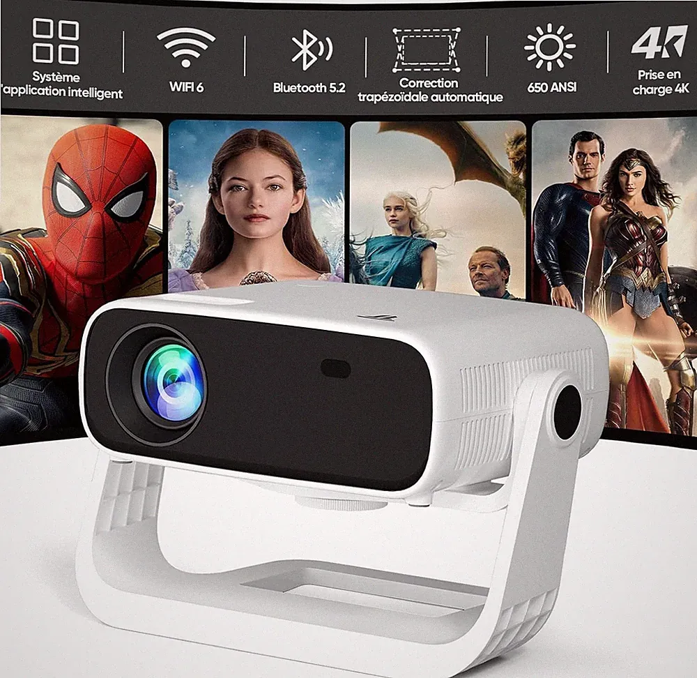 WIELIO AT-M269D Android 11 Smart Project, 1080P 4K FHD-Unterstützung