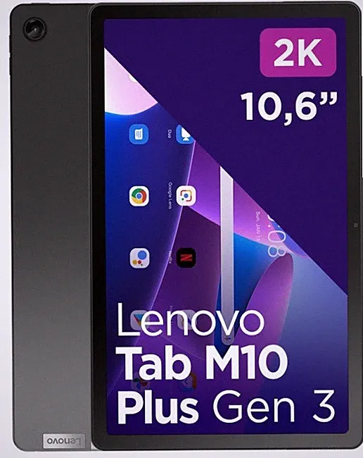 WiFi LENOVO Tablet Tab M10 Plus 3.Gen TB128FU 4GB / 64GB Grau 10.6" 2000 x 1200