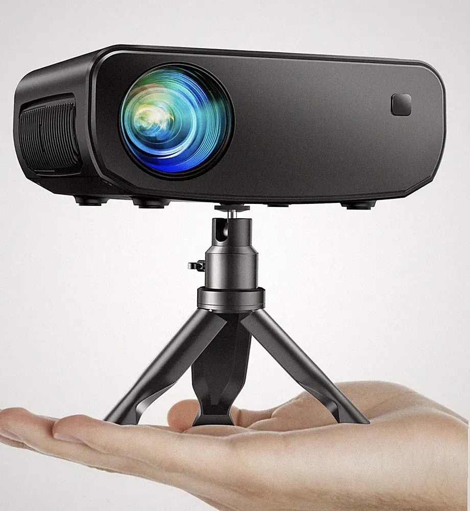 Wifi Mini Beamer. Full HD 1080p. tragbarer beamer. Tasche und Stativ dabei