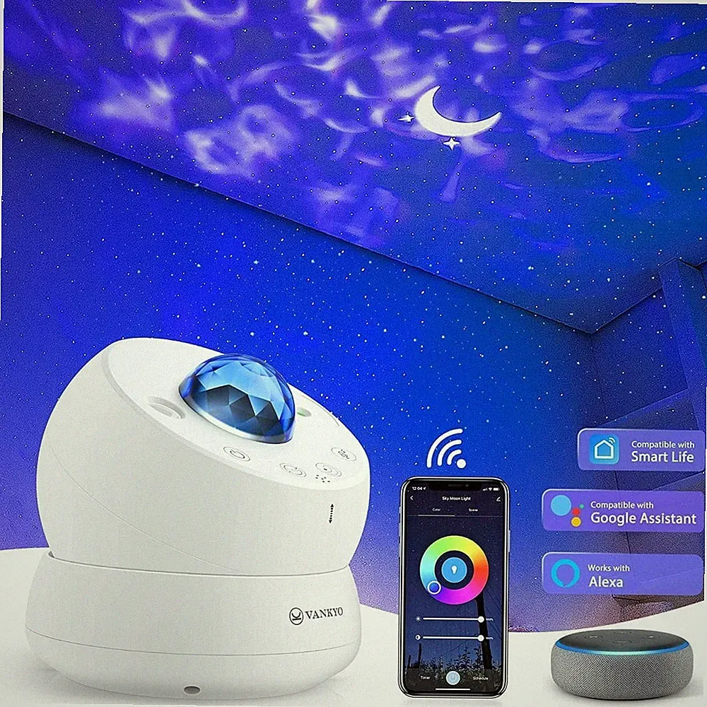 Smart WiFi Sternenhimmel Nachtlicht Projektor | 3-in-1 | Alexa & Google