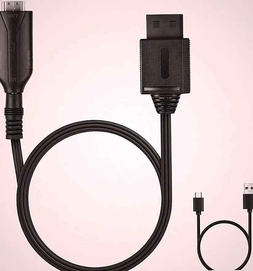 WiizuHDMI-Konverter, FullHD 720/1080P Adapter mit Eingangsausgangsanschluss und