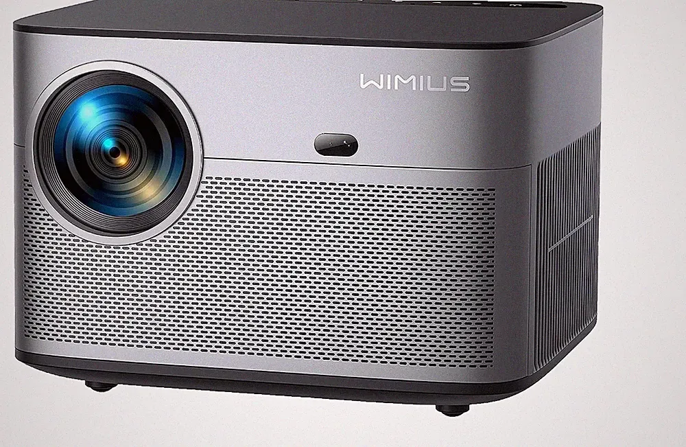 WiMiUS Beamer 30000 Lumen Autofokus/Trapezkorrektur WiFi Bluetooth Full HD 1080P