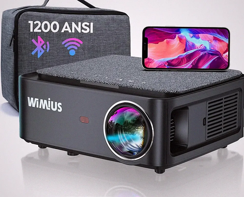 ✅ Wimius K1 Full HD 4K 1080P 5G WiFi Bluetooth Beamer LED Heimkino Fire Stick