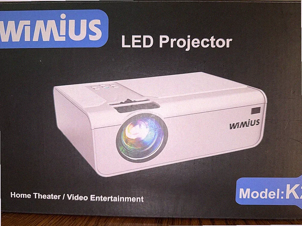 Wimius K2 LED Projector Beamer Heimkino