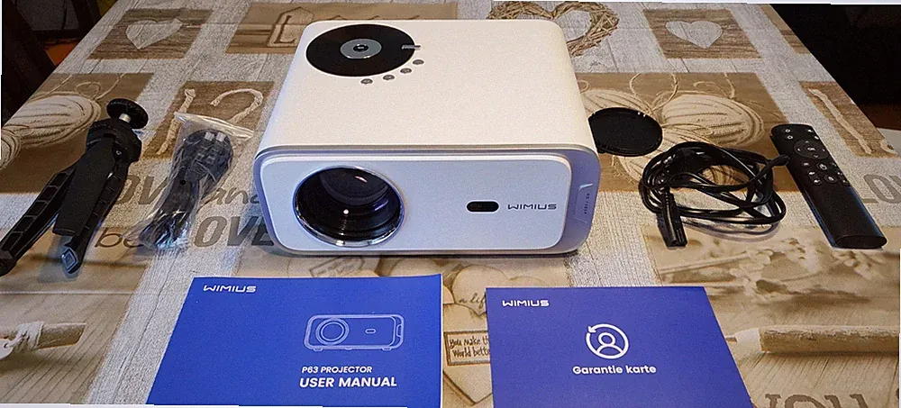 Wimius LED Projektor P63 1080P (nativ) 4K Upscaling
