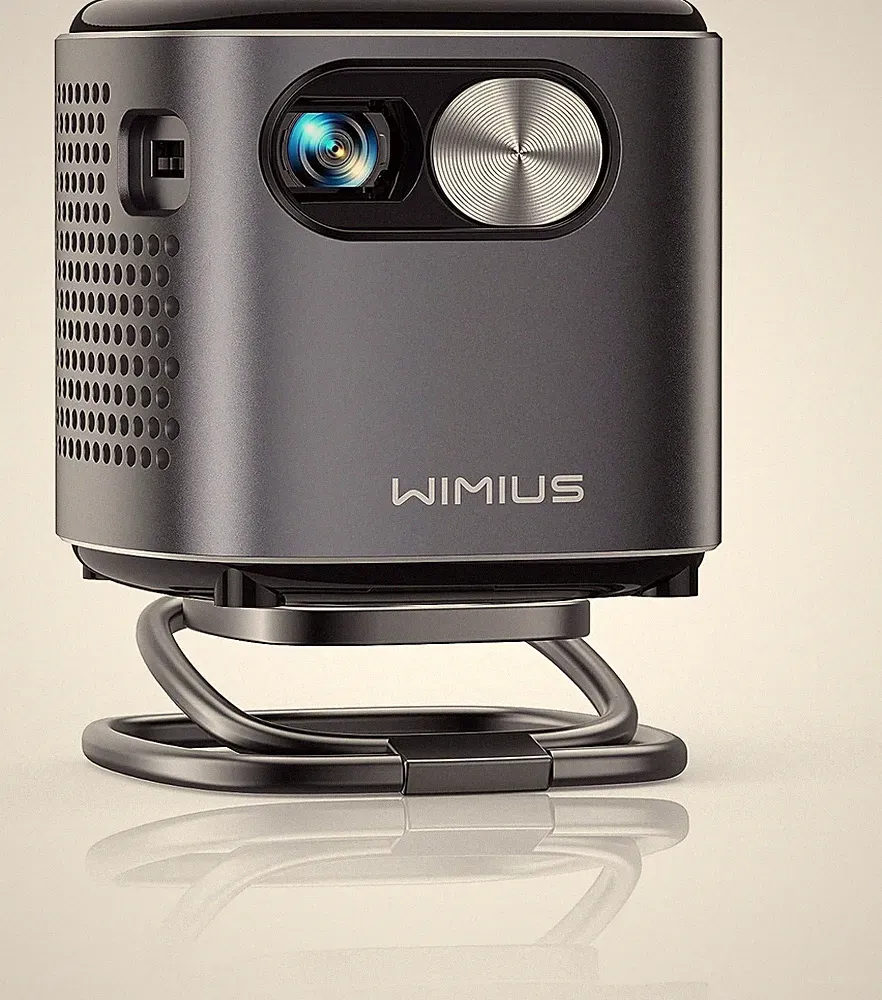 WiMiUS Q2 Mini DLP Projektor, Auto Keystone, 550 ANSI Akku, WiFi6, Bluetooth