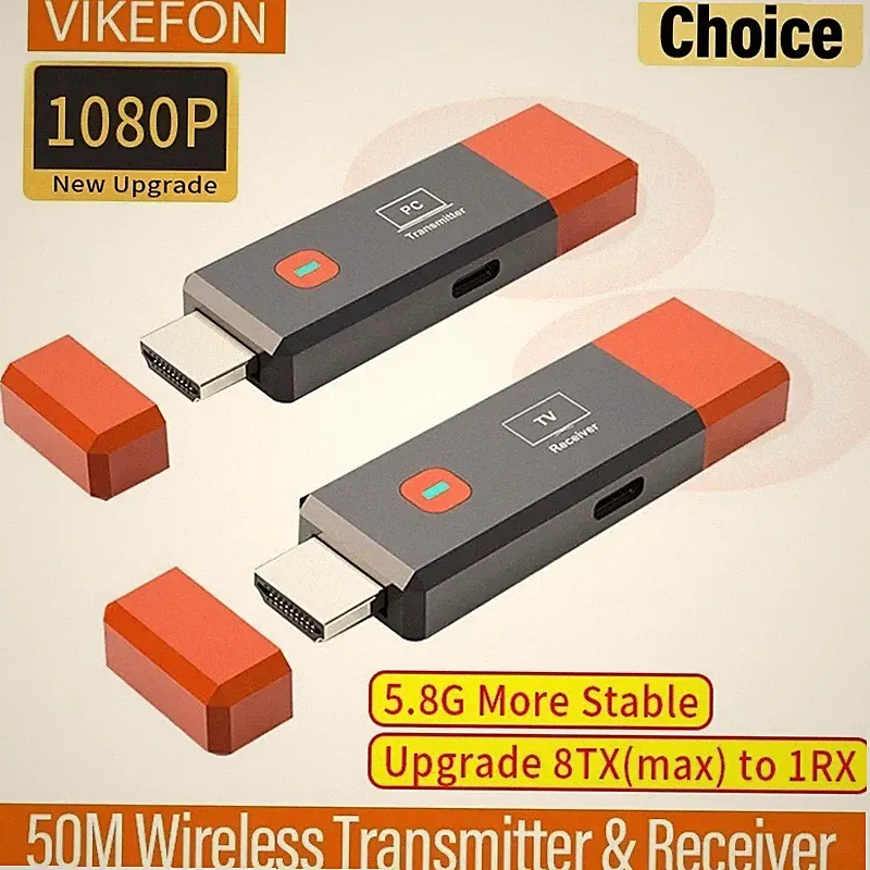 Wireless HDMI Sender & Empfänger Set 1080P Full HD TV Beamer
