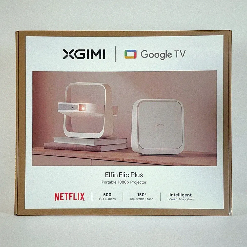 XGIMI Elfin Flip Plus Heimprojektor Google TV 500 ISO Lumen 1080p DLP WK03C