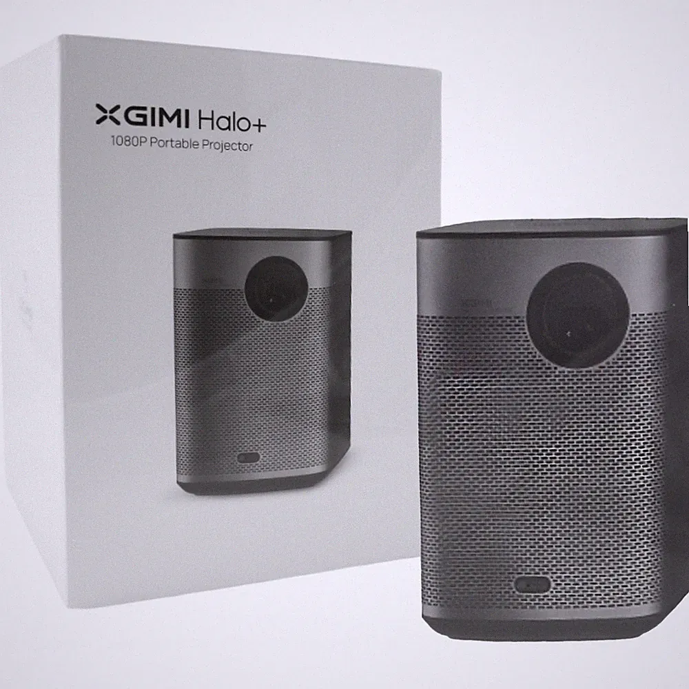 Xgimi Halo+ DLP-Projektor anthrazit 1080p Full-HD Chromecast integriert WLAN
