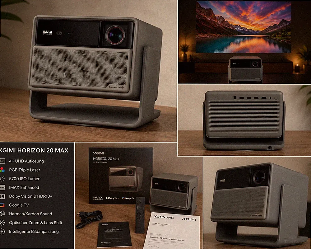 XGIMI Horizon 20 Max 4K Triple Laser Beamer | Wie neu | Nur ca. 10 Std. |...