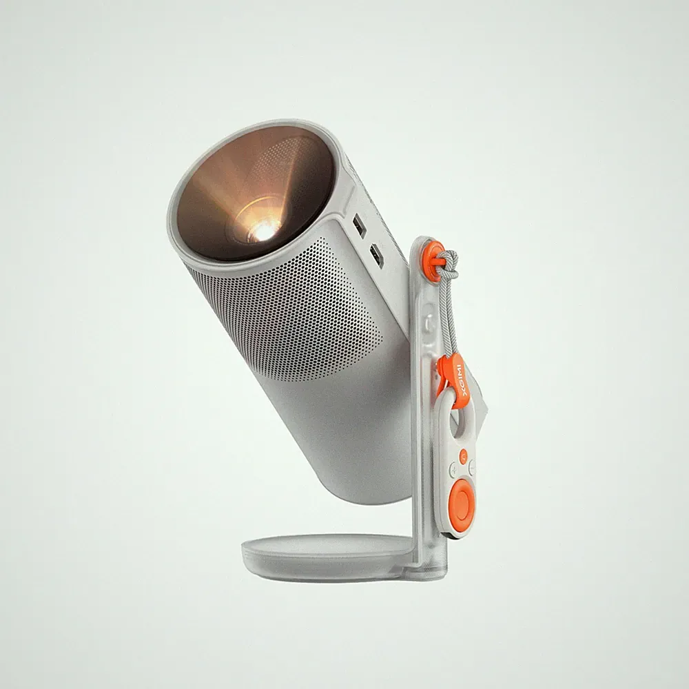 XGIMI MoGo 4 Handy Beamer mit Akku, 450 ISO-Lumen, Outdoor Mini Projektor