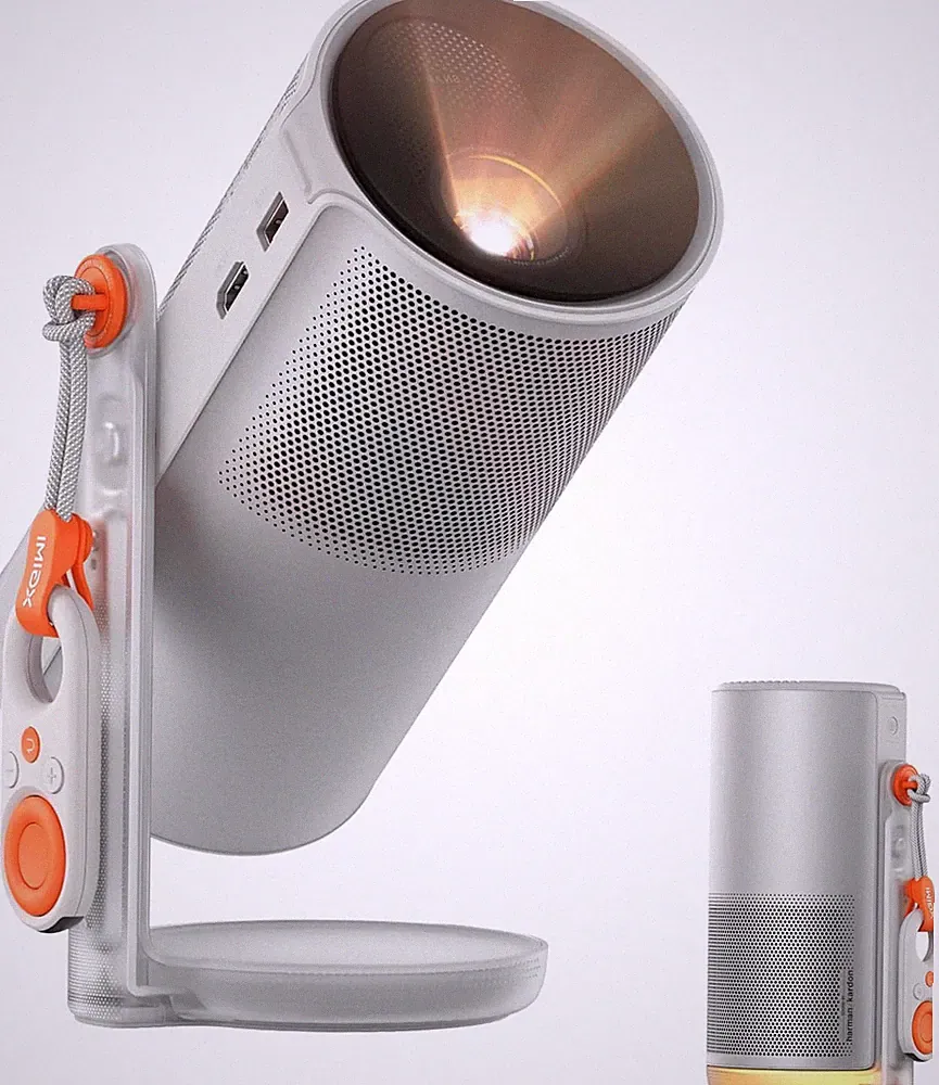 XGIMI MoGo 4 Tragbarer Beamer 2,5h Akku 12W Harman Kardon 360° Ständer