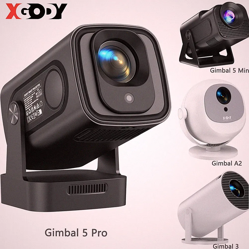 XGODY 4K Smart 5G Beamer UHD Heimkino Android Projektor WiFi Bluetooth HDMI/USB