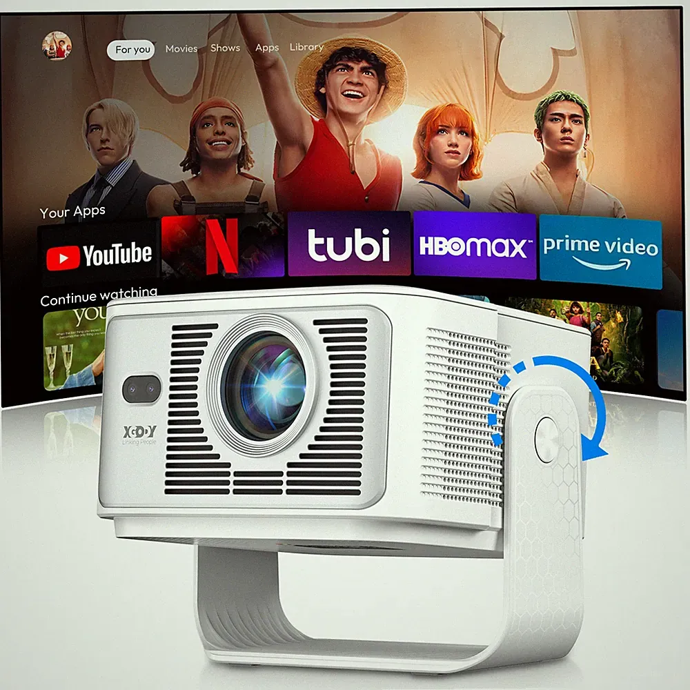 XGODY 4K Ultra HD Beamer 12000LM LED Heimkino 5G WiFi Projektor Multimediaplayer