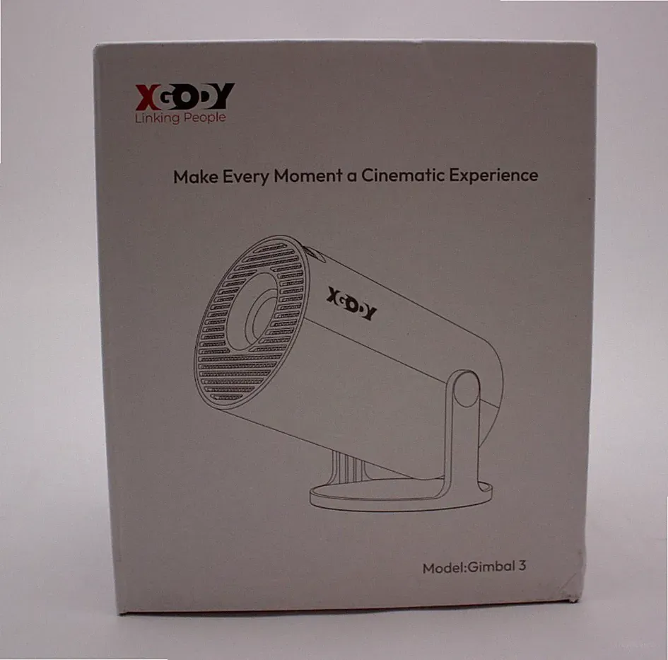 XGODY Gimbal 3 1080P Beamer HD Android Projektor 4K LCD Heimkino Bluetooth