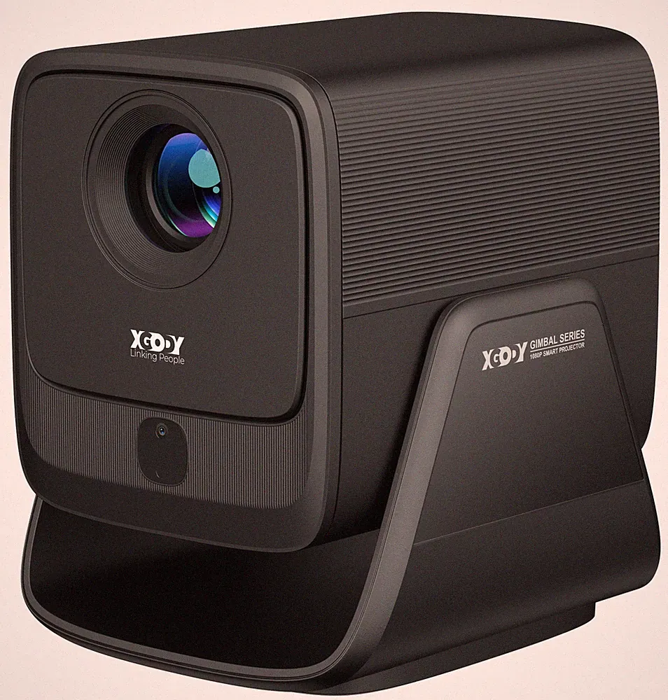 XGODY Gimbal N7 1200ANSI 1080P Native projector decoding