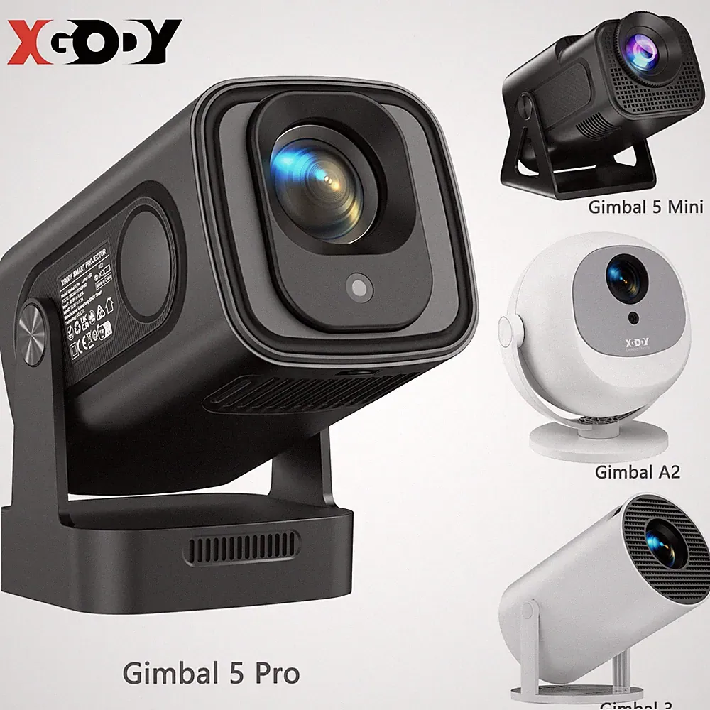 XGODY Mini Beamer 4K UHD Heimkino Android Projektor 5G WiFi Bluetooth 18000Lumen