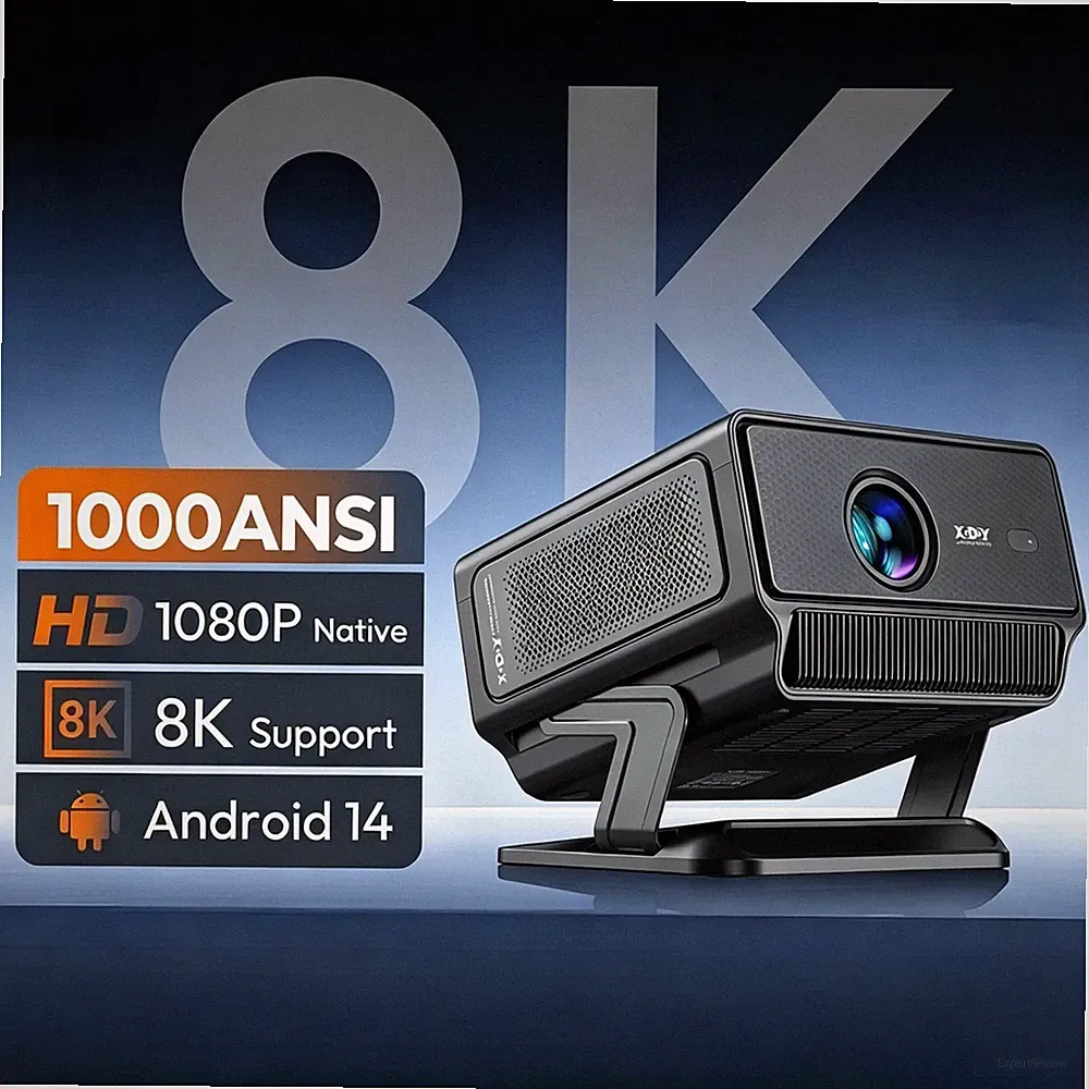 XGODY Smart 8K 4K Beamer Android 14 Projektor Autofokus Heimkino WIFI HDMI/USB