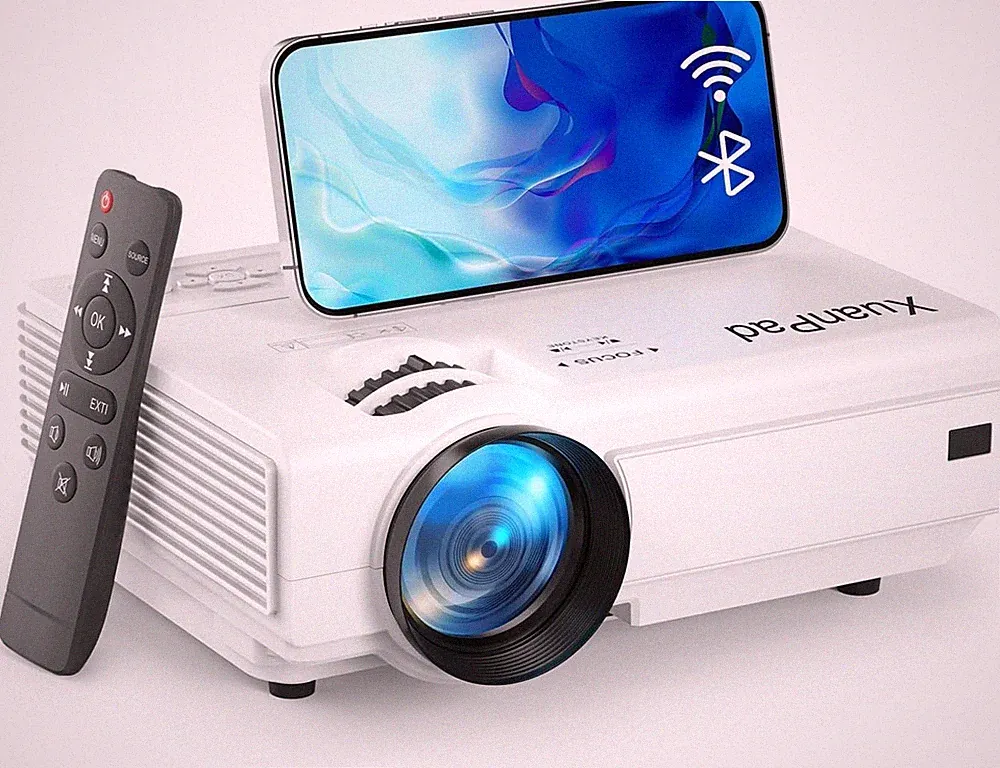 XuanPad Verbessertes WiFi Bluetooth Mini Beamer