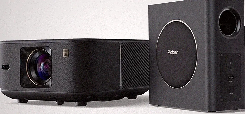 Yaber Beamer K3 Pro - Subwoofer + Smart Projector JBL-Lautsprecher Cinema Beamer