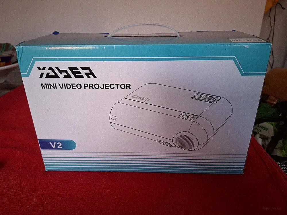 YABER V2 Wi-Fi Min Tragbarer Projektor 1080P FULL HD Bildschirm inklusive