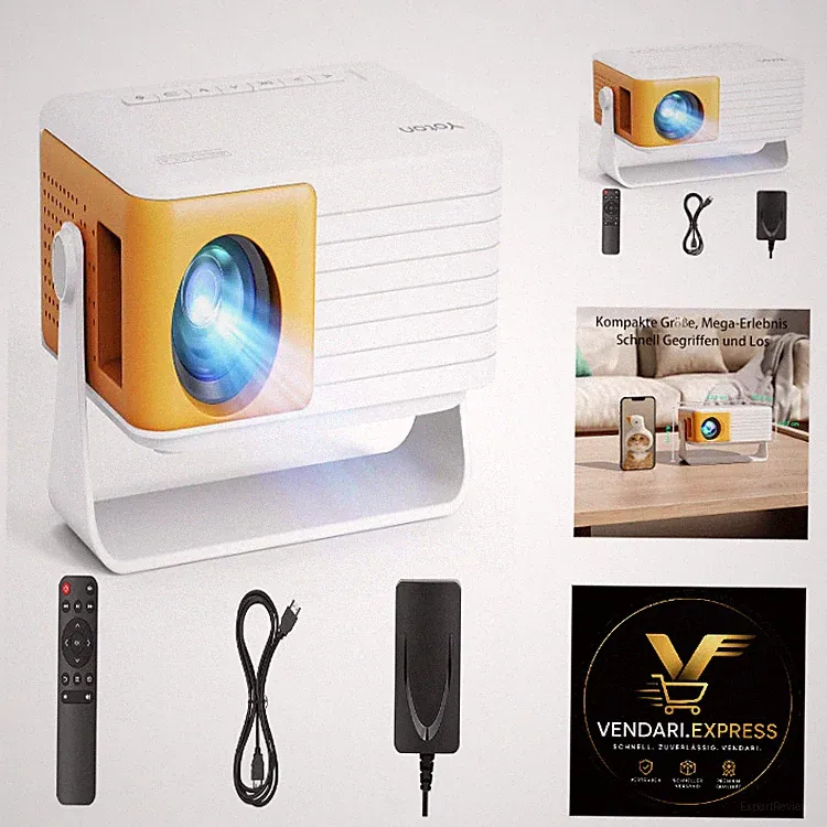 YOTON Mini Beamer 1080P 15000L 50 Zoom
