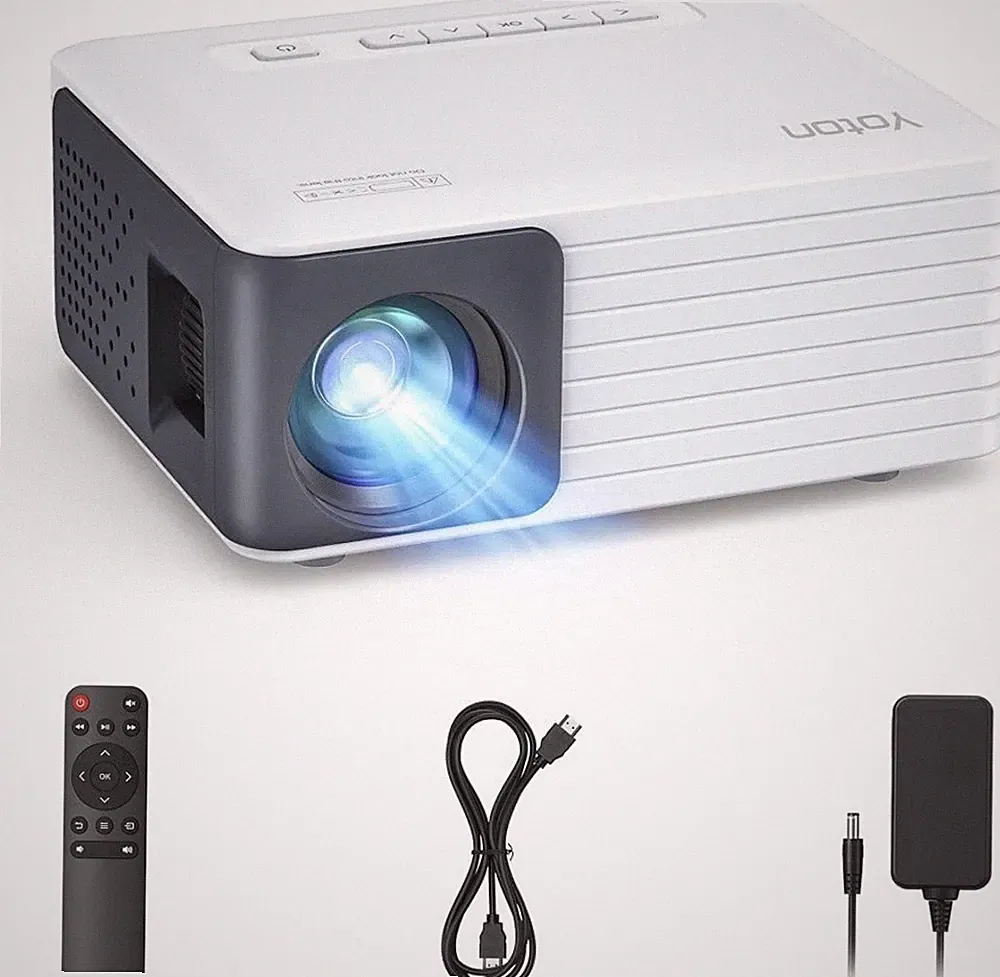 YOTON Y3 Mini Beamer Tragbarer Handy Beamer 1080P Full HD Heimkino