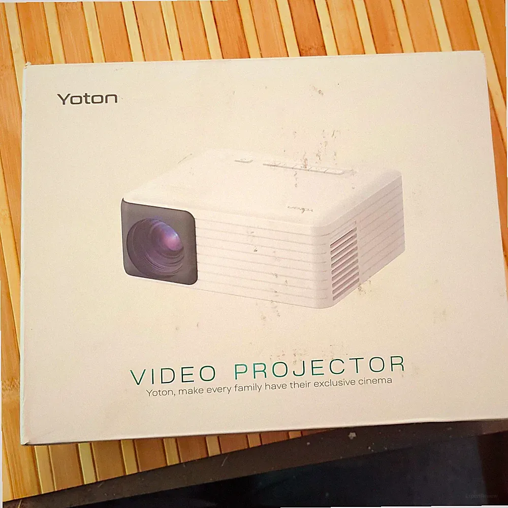 Yoton Y3 Video Projektor tragbar Native 720P Weiß HDMI USB AV AUX verkabelt